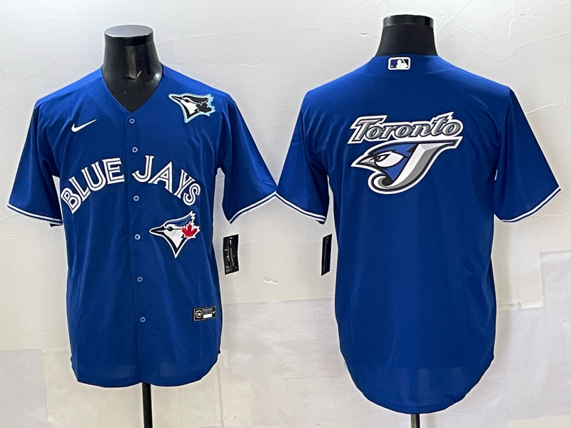 Men Toronto Blue Jays blank Blue Game 2025 Nike MLB Jersey style 004